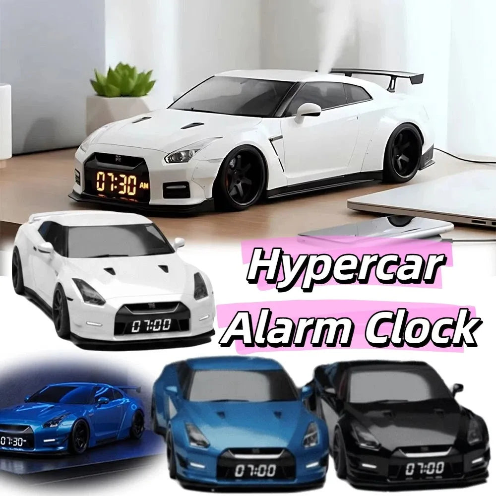 Sports car alarm clock