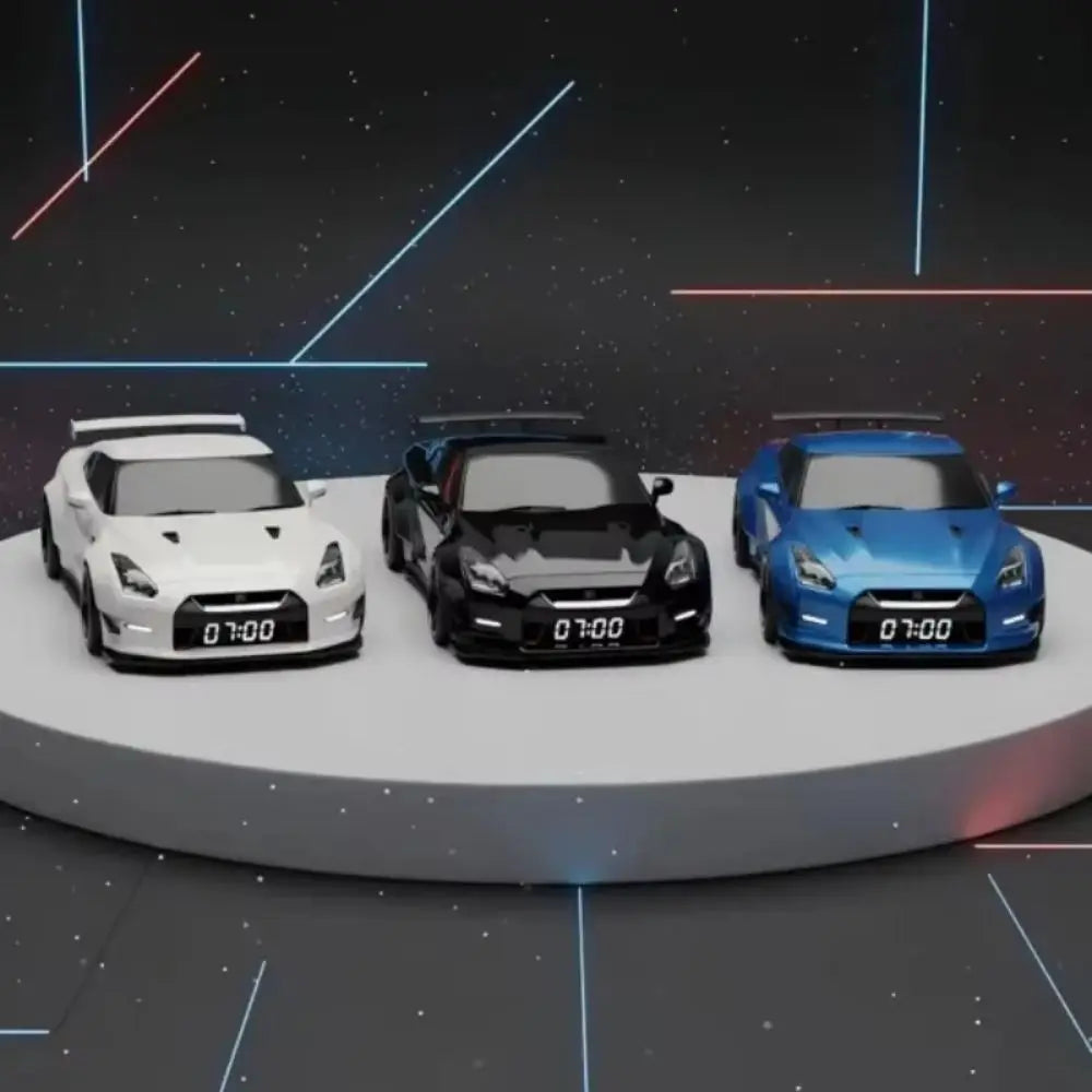 Sports car alarm clock