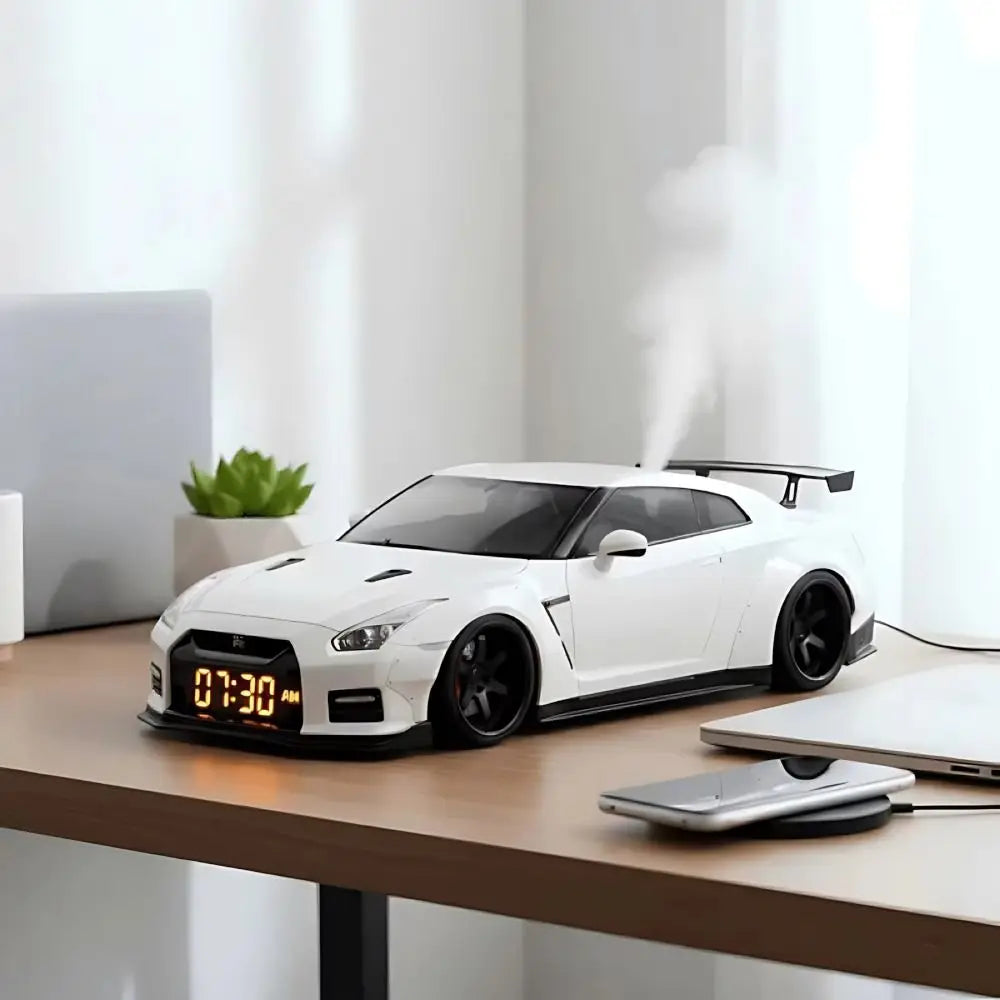 Sports car alarm clock
